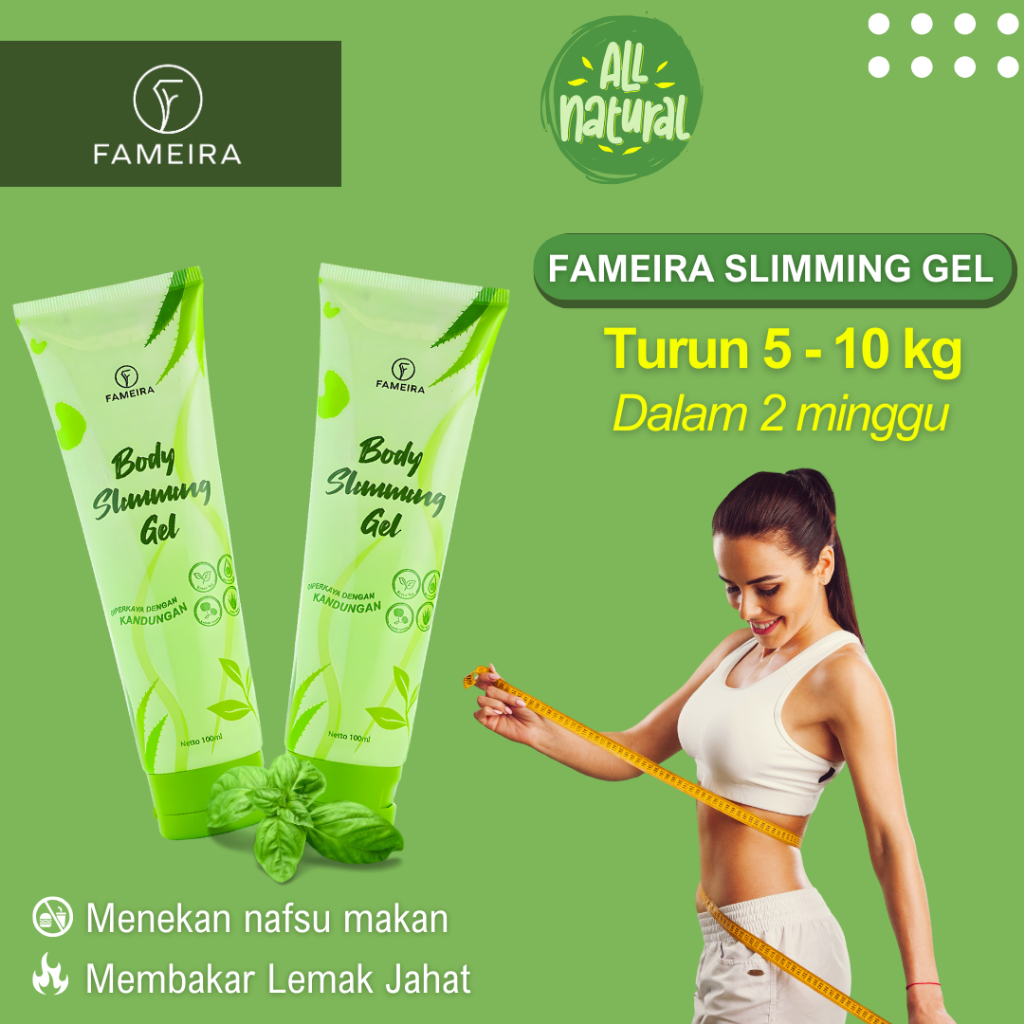 Jual Fameira Body Slimming Gel Lotion Penurun Berat Badan Pembakar