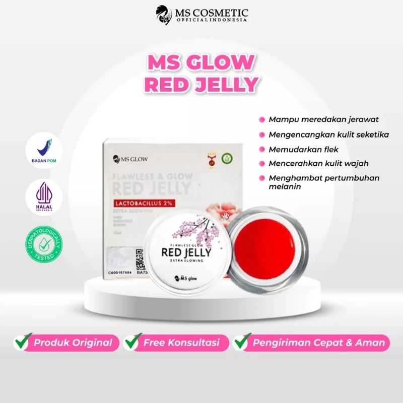 Jual Red Jelly Ms Glow Original Kemasan Terbaru Exp