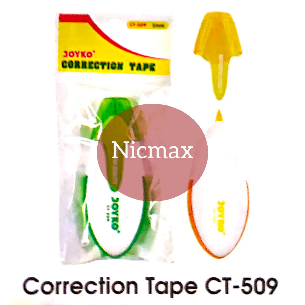 Jual Correction Tape Pita Koreksi JOYKO CT 509 Tip Ex Kertas