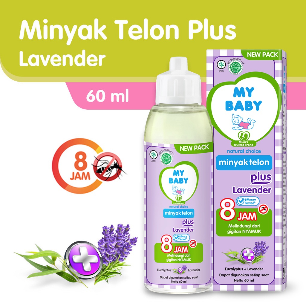 Jual MY BABY Minyak Telon Plus 60 ML Minyak Bayi Anti Nyamuk 8 Jam