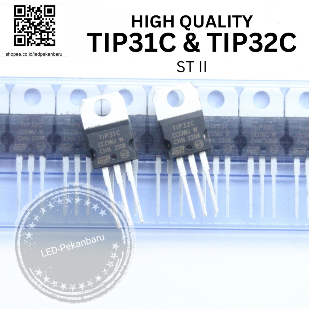 Jual TRANSISTOR TIP31C TIP32C TIP31 TIP32 TIP 31 32 TR FINAL ST II TO