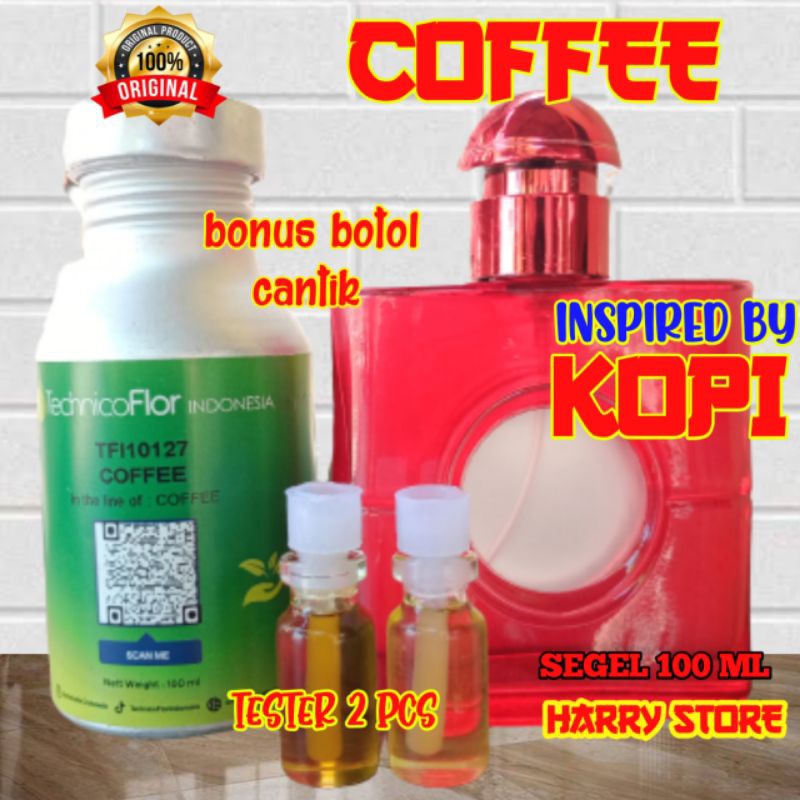 Jual Bibit Parfum Kopi Murni Tanpa Alkohol Segel Pabrik Seperti Foto