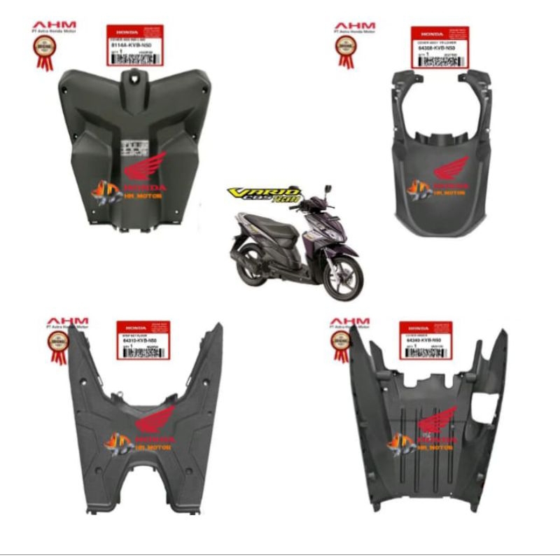 Jual Cover Body Kasar Vario Techno Cbs Karbu Originalahm Shopee