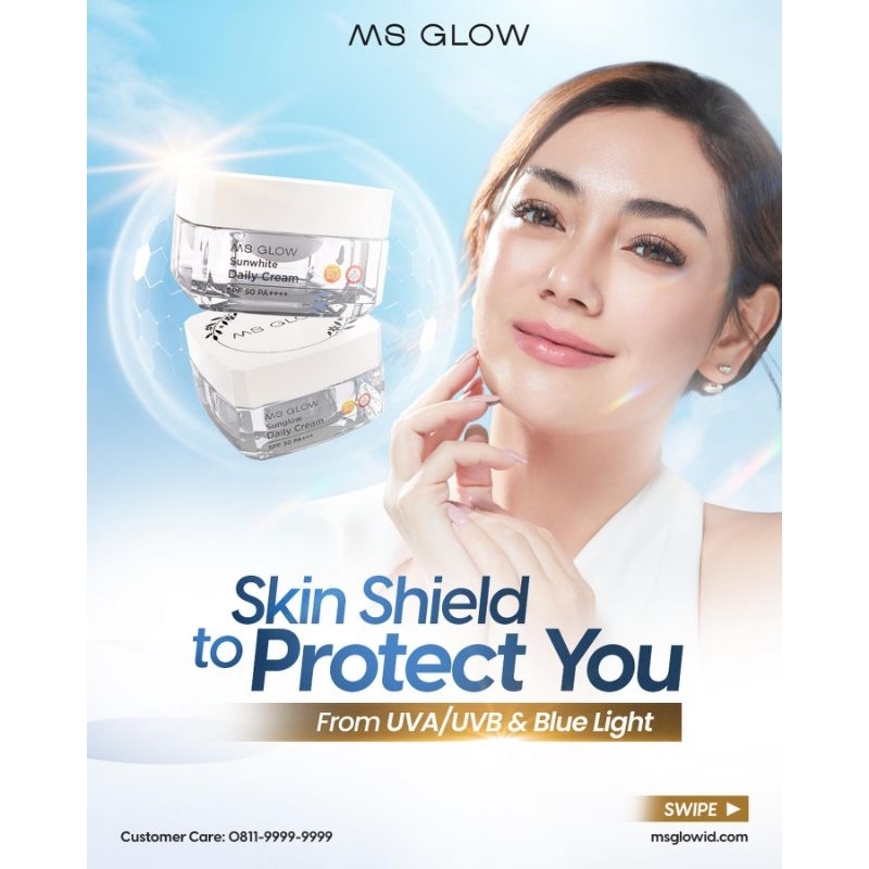 Jual Sunglow Sunwhite Suncreen By Ms Glow Shopee Indonesia