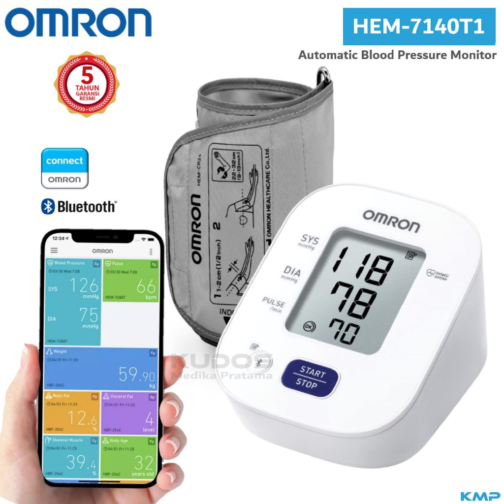 Jual Omron HEM 7140T1 HEM 7140T Tensimeter Tensi Digital Alat Ukur