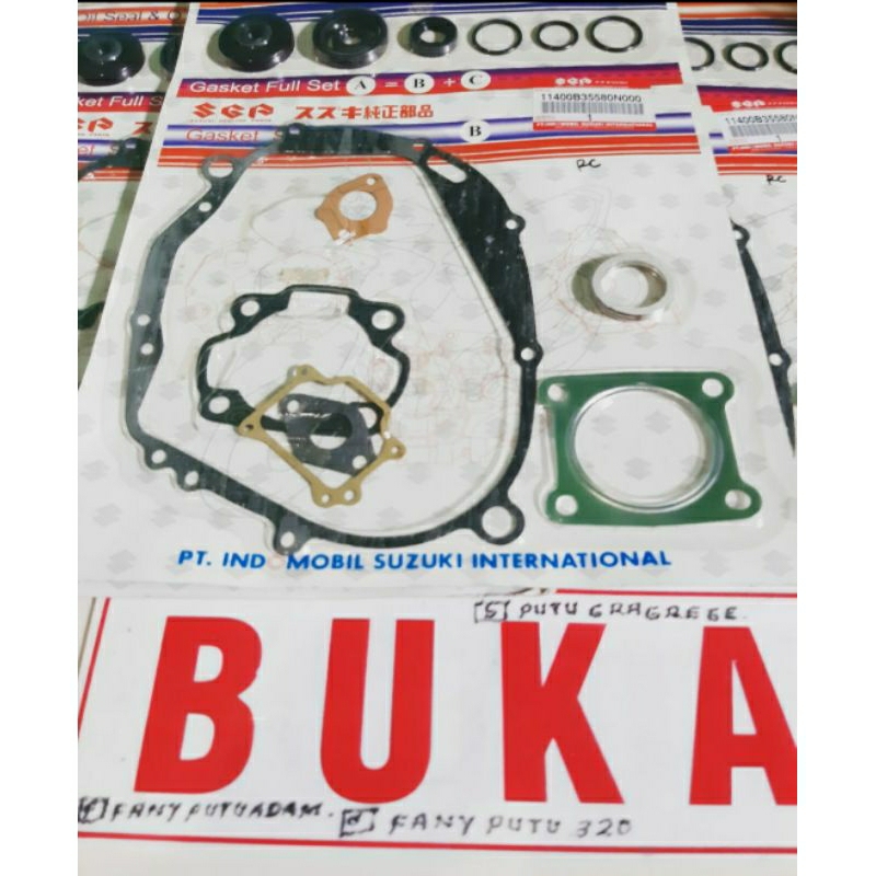 Jual Gasket Fullset Paking Set Pekingfullset Topset Suzuki Rc Rc