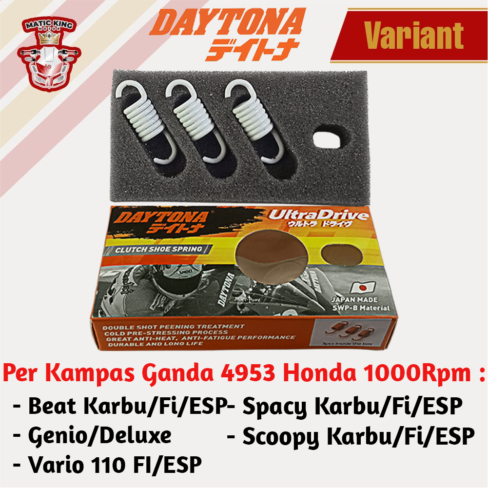 Jual Daytona Per Sentrik Kampas Ganda Kopling Vario Beat Pcx Scoopy