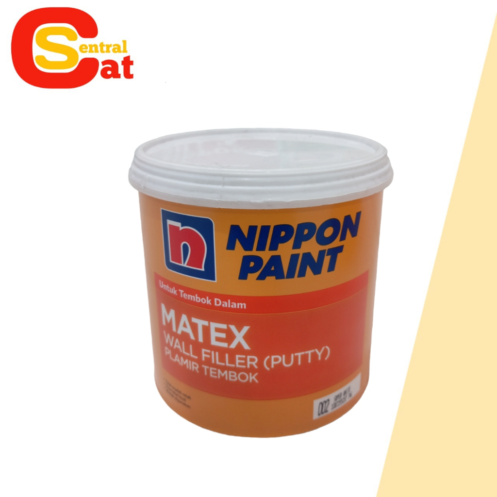 Jual PLAMIR TEMBOK MATEX NIPPON PAINT SUPER WHITE 1 KG Shopee Indonesia