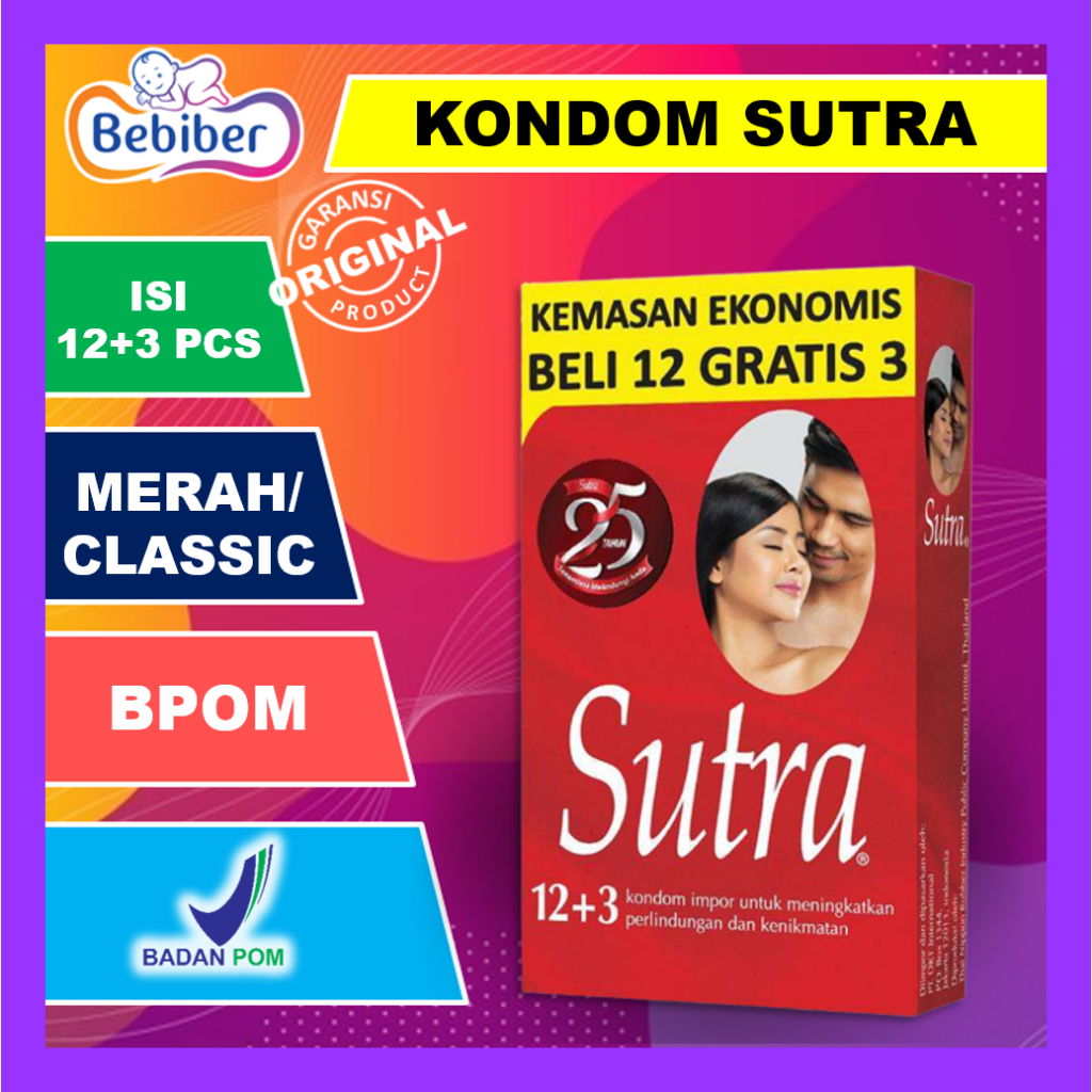 Jual Kondom Sutra Merah Isi 24 Pcs 12 Pcs 3 Pcs Sutra Classic