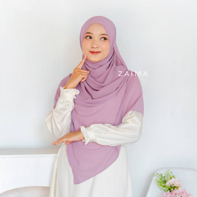 Jual Pashmina Jumbo Ceruty Babydoll Syari Premium Freya Syar I Lebar