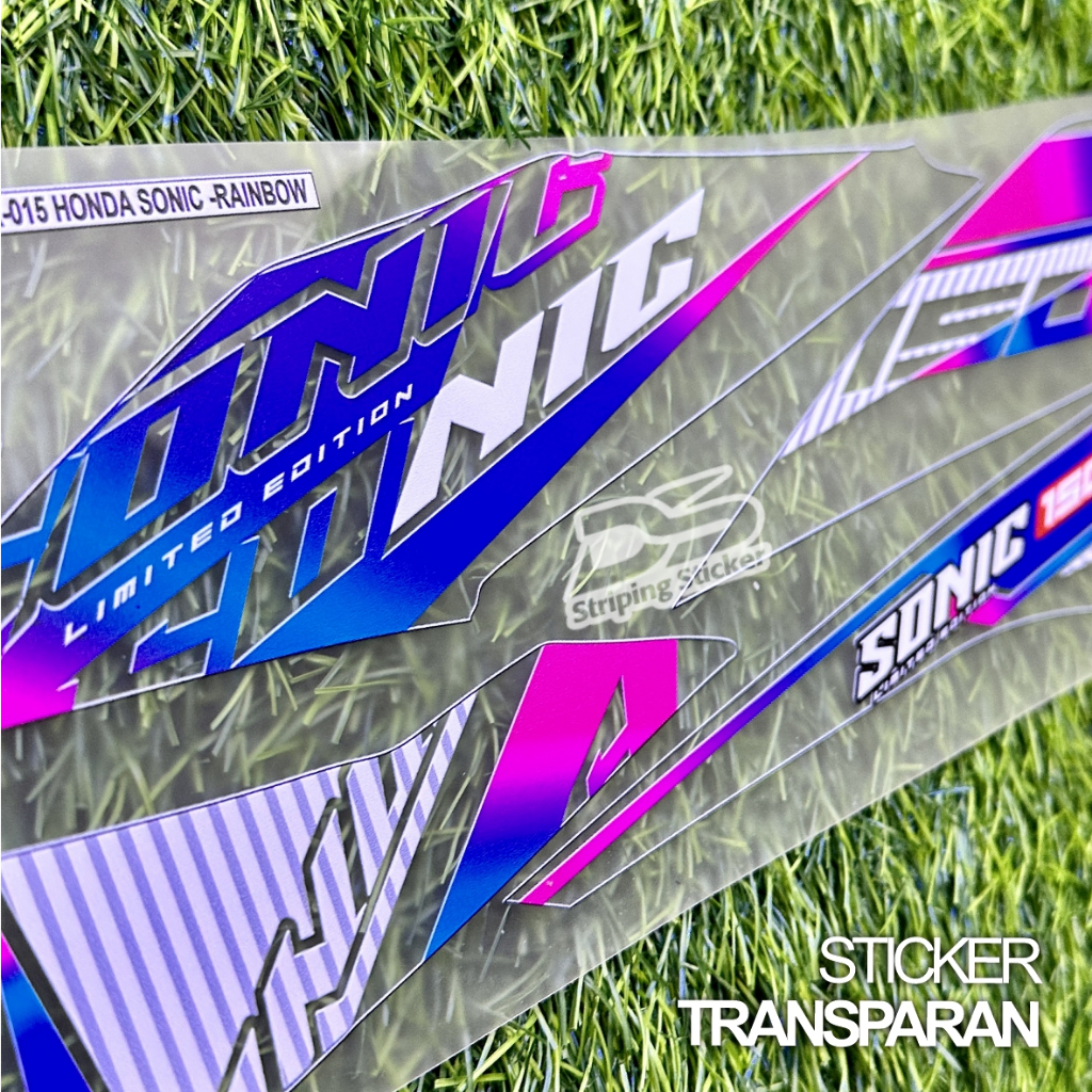 Jual OS Striping Sticker Transparan Honda Sonic 150 Tr015 Variasi