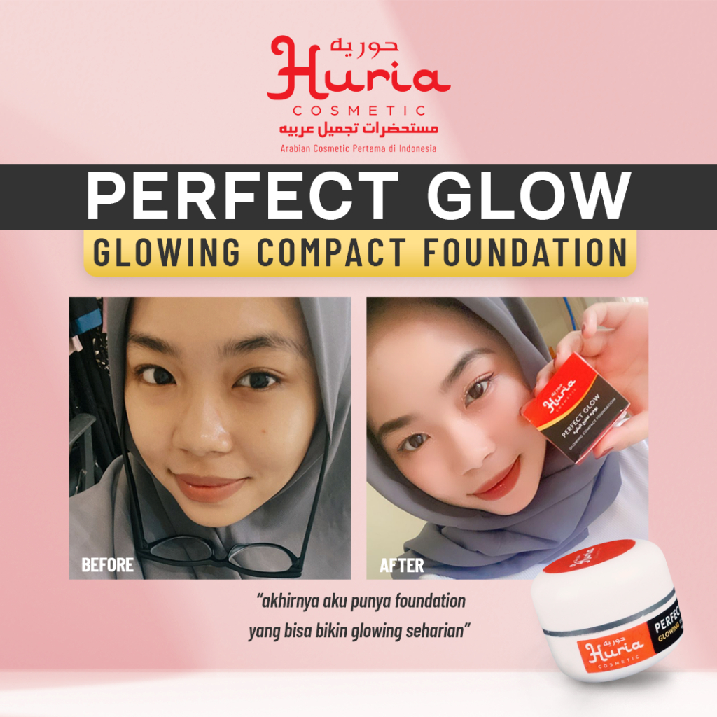 Jual Huria Perfect Glow Foundation Bikin Cerah Dan Glowing Seharian