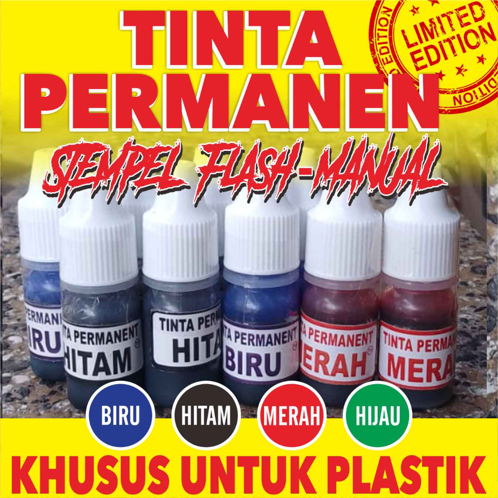 Jual Tinta Stempel Permanen Tinta Stempel UV Tinta Stempel Plastik