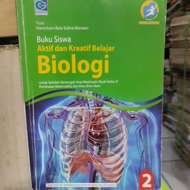 Jual BUKU SISWA AKTIF DAN KREATIF BELAJAR BIOLOGI UNTUK SMA KLS 11