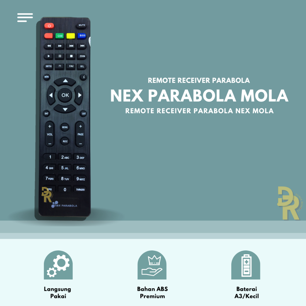 Jual Remot Remote Receiver Nex Parabola Mola Kuning Nex Parabola Merah