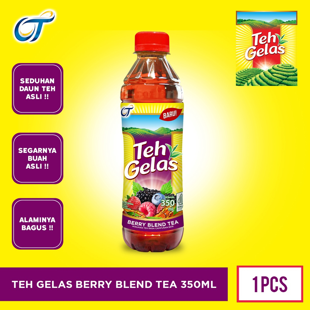 Jual Teh Gelas Berry Blend Tea Botol Ml Teh Botol Shopee Indonesia