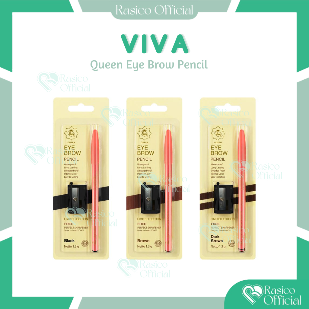 Jual Rasico Official Viva Queen Eye Brow Pencil Limitied Edition