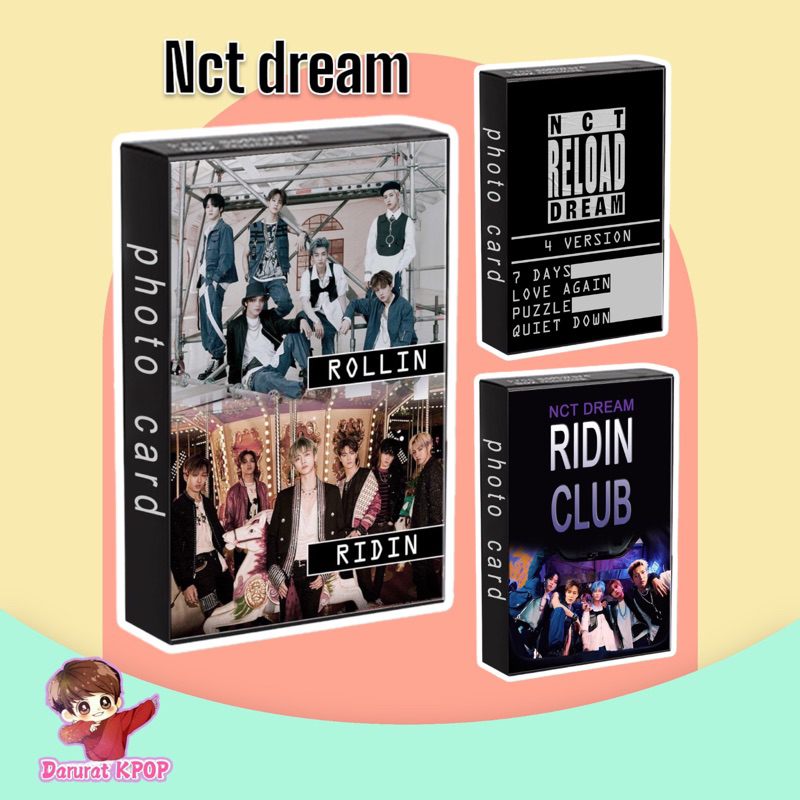 Jual Darurat Kpop Photocard Nct Dream Reload Ridding Club Rolling