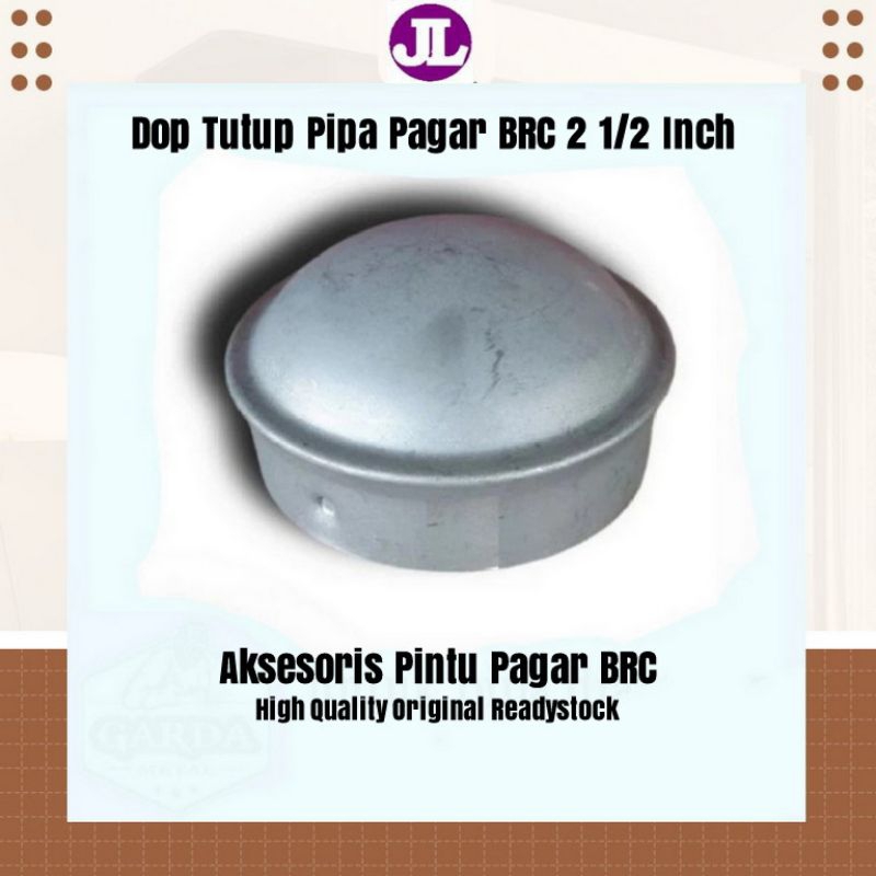 Jual Tutup Pipa Pagar Brc Ukuran Inch Dop Tutup Pipa Pagar Brc