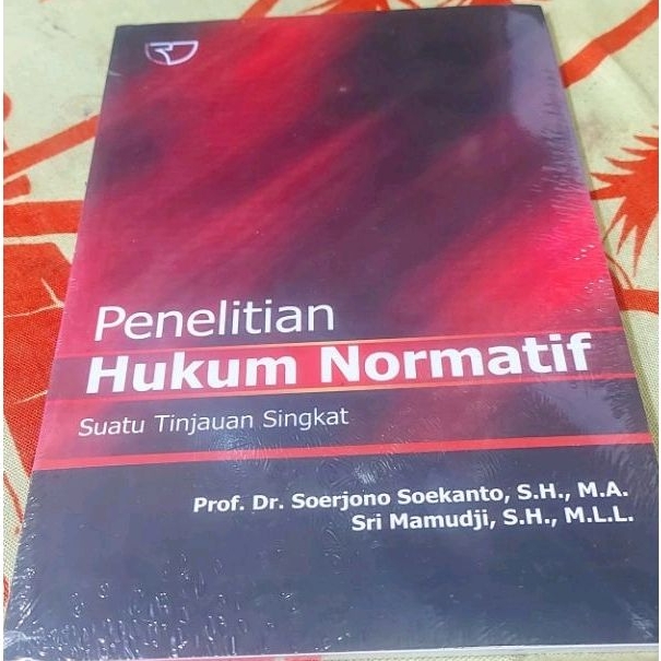 Jual Buku Penelitian Hukum Normatif Prof Dr Soerjono Soekanto Shopee