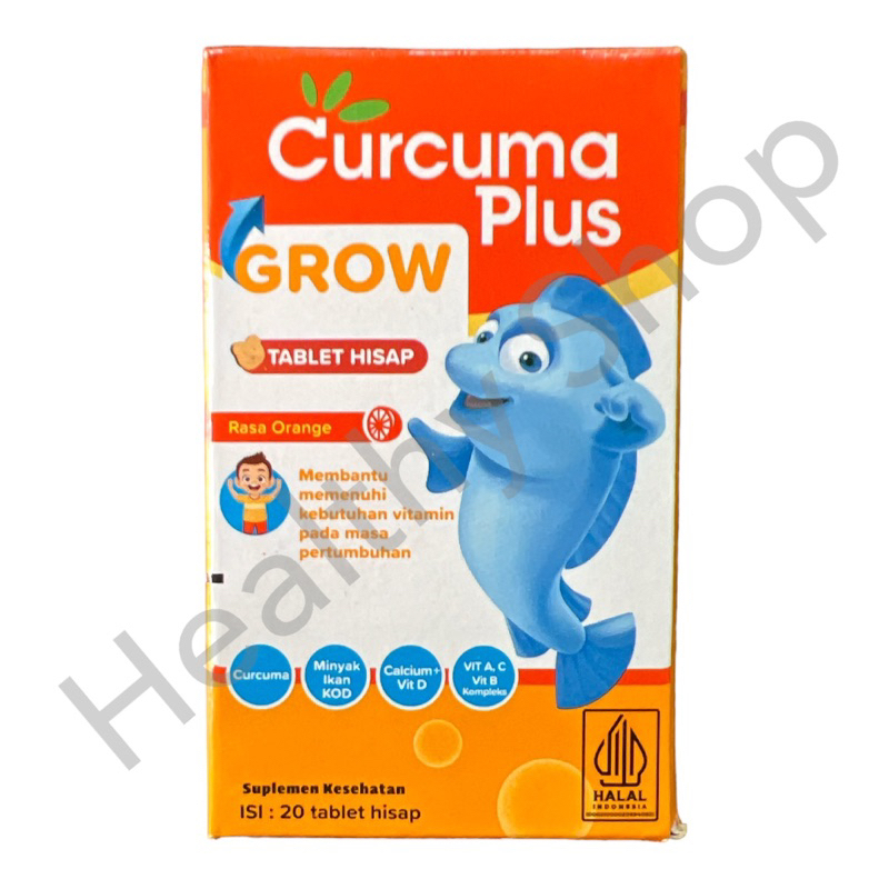 Jual Curcuma Plus Grow Rasa Jeruk Shopee Indonesia