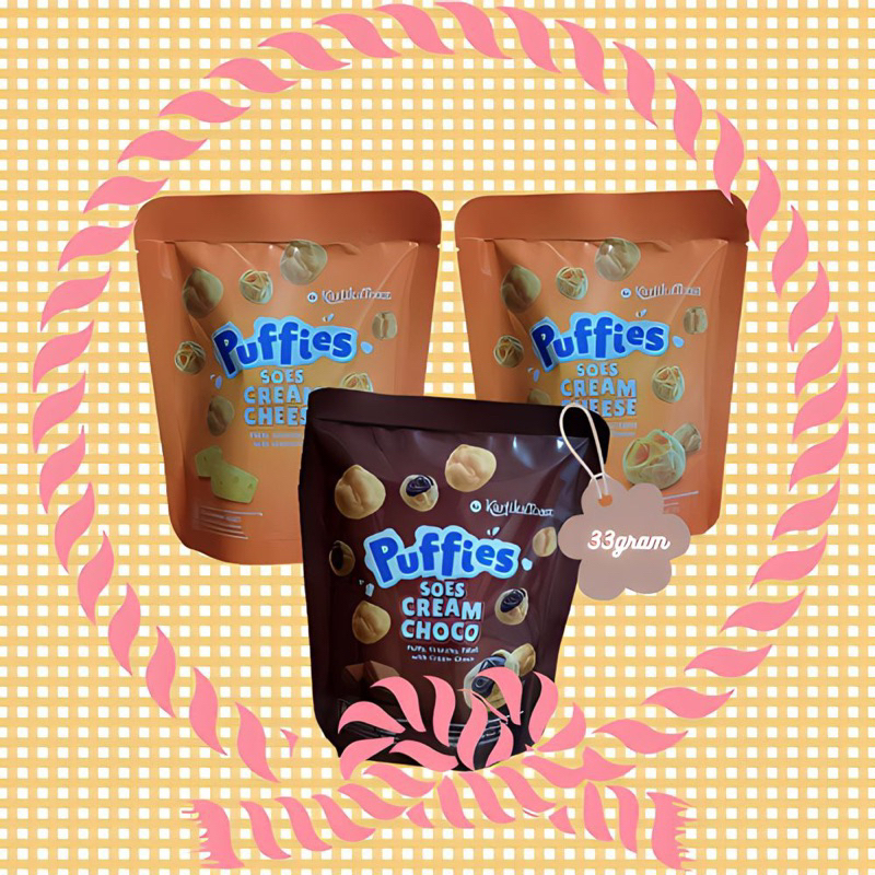 Jual Puffies Soes Kartika Sari 33gram Puffies Soes Cream Choco