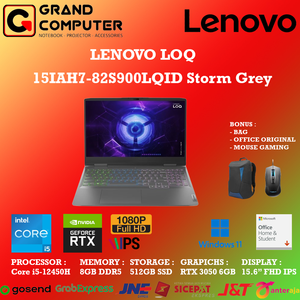 Jual Lenovo Loq Irh Xv Lqid I H Gb Gb Rtx Gb