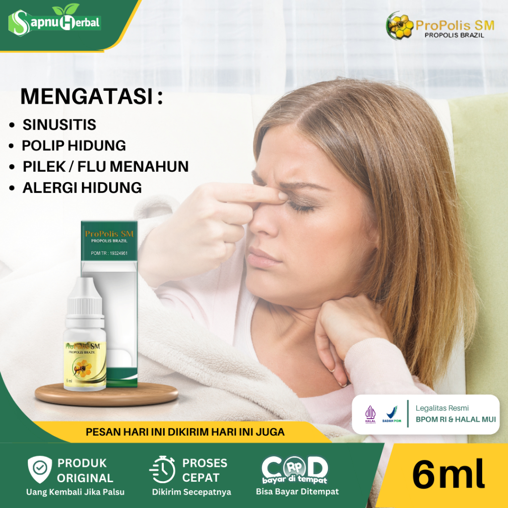 Jual Obat Sinusitis Pilek Menahun Alergi Hidung Gurah Hidung Polip