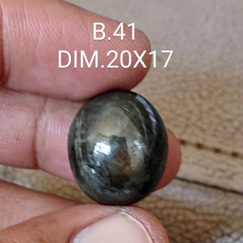 Jual Natural Batu Permata Black Safir Saphire Sapphire Star Thailand