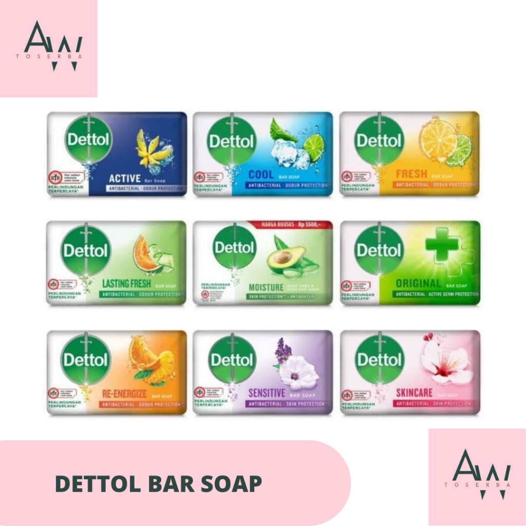 Jual Dettol Bar Soap Gr Gr Dettol Sabun Mandi Batang Anti