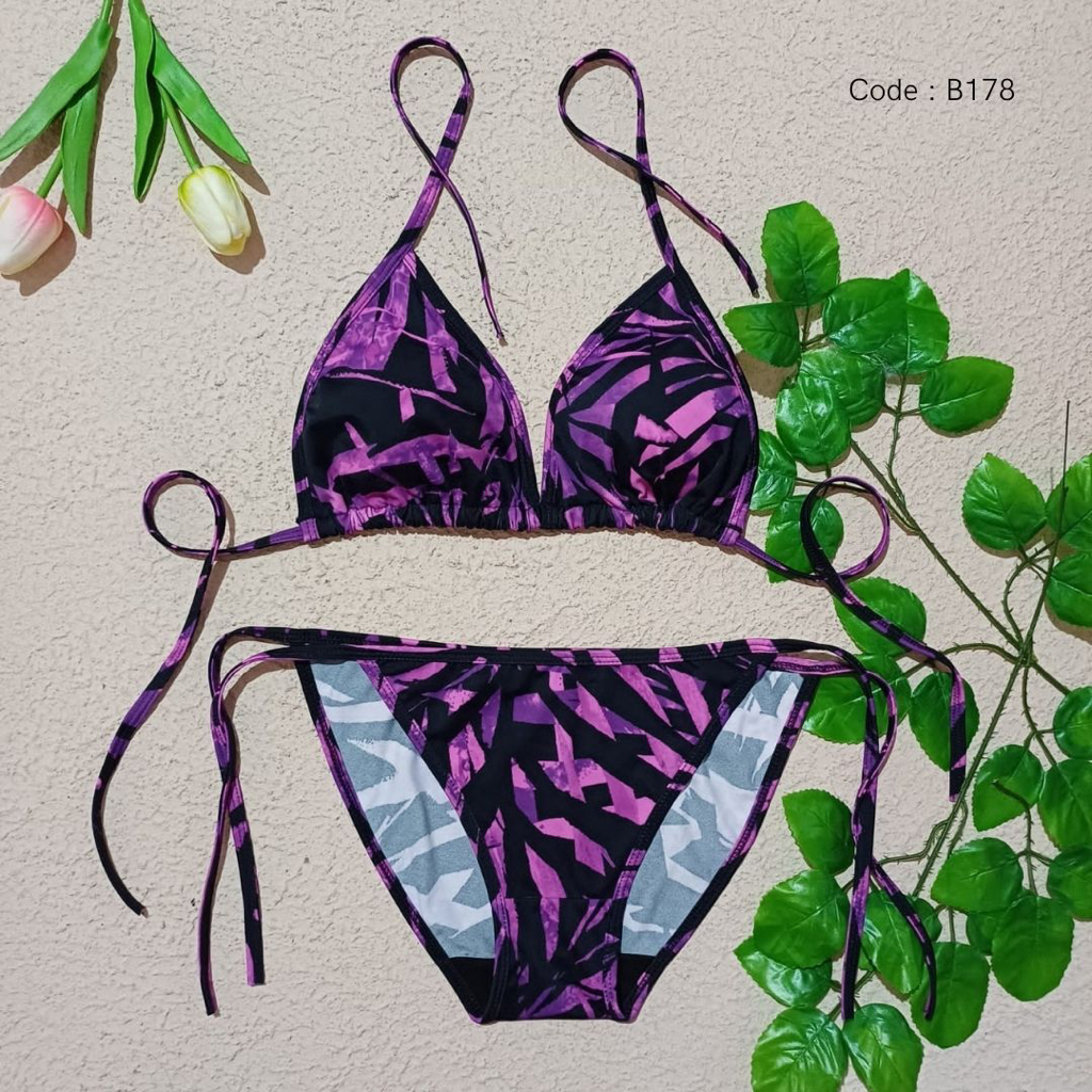 Jual Bikini Set Renang Wanita Bikini Pantai Sexy Two Piece Triangle