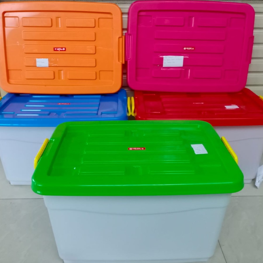 Jual Container Box Plastik Lion Star Wagon 82L 82 Kontainer Box