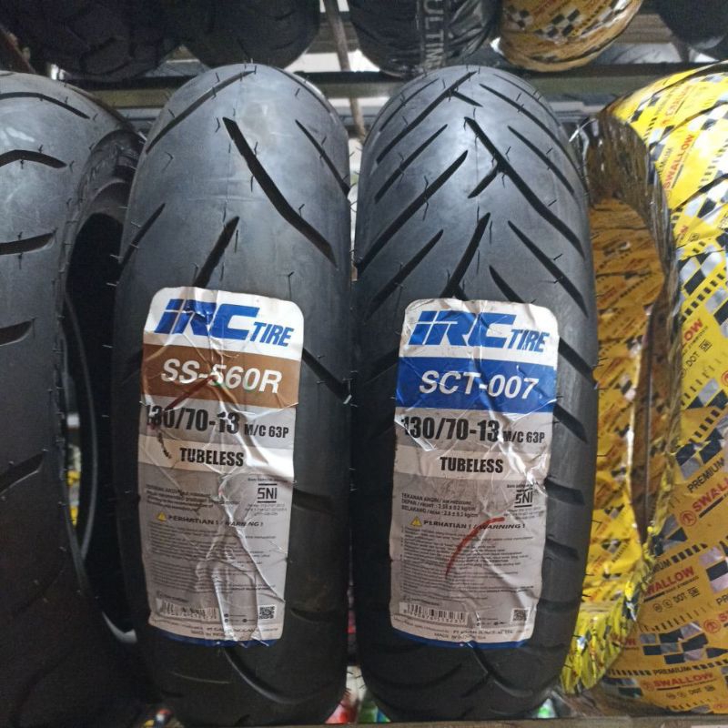 Jual Ban Belakang N Max IRC 130 70 13 SS 560 R SCT 007 Tubeless Ban