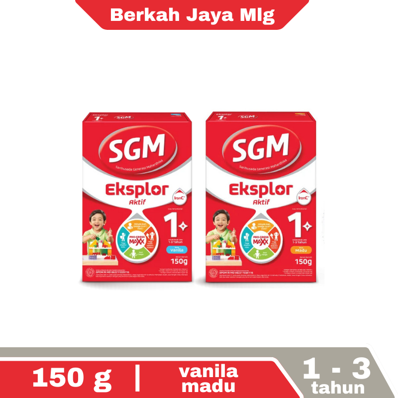 Jual SGM Eksplor 1 Dengan IronC Susu Pertumbuhan Rasa Vanilla Dan Madu