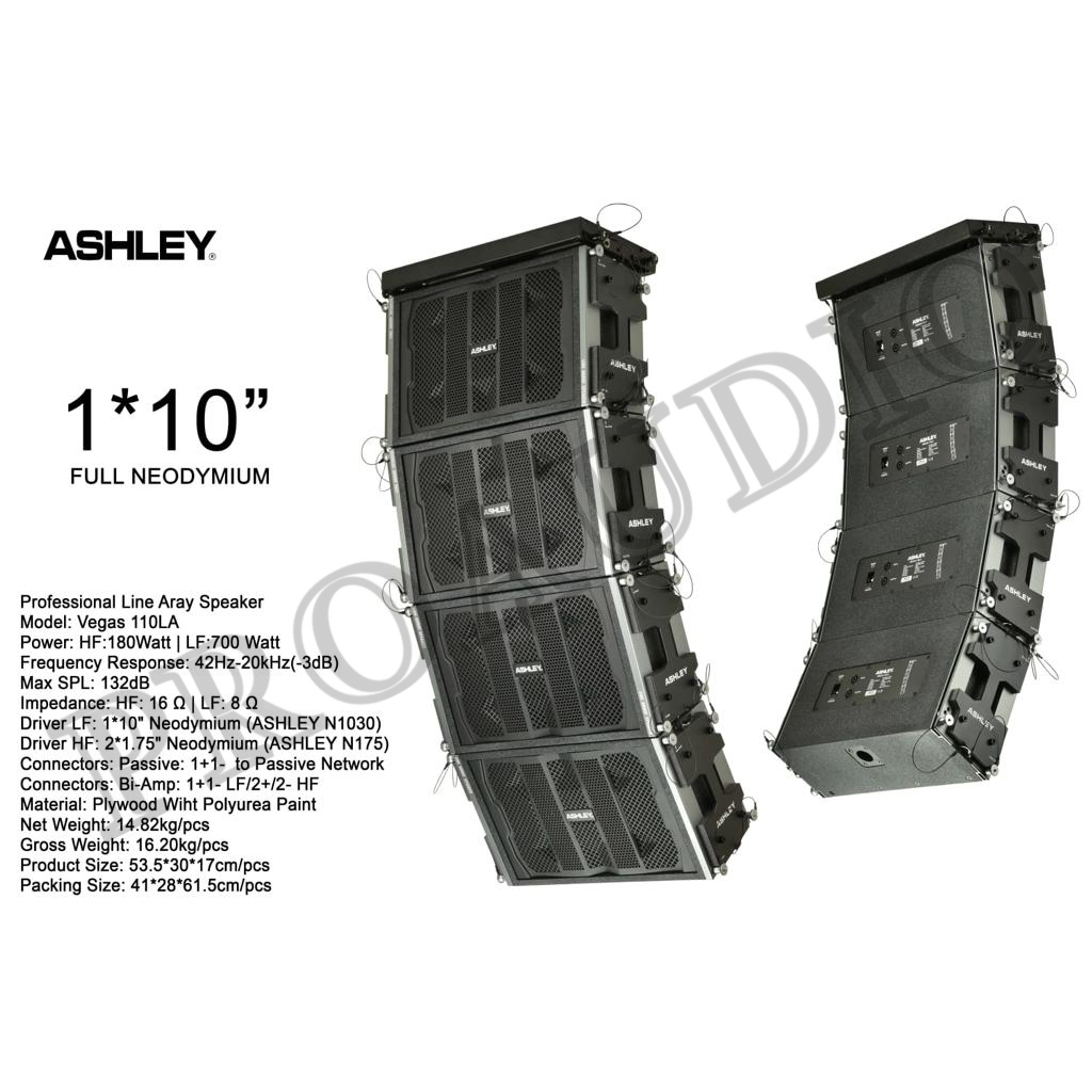 Jual SPEAKER LINE ARRAY ASHLEY VEGAS 110LA VEGAS 110 LA 1 X 10 INCH