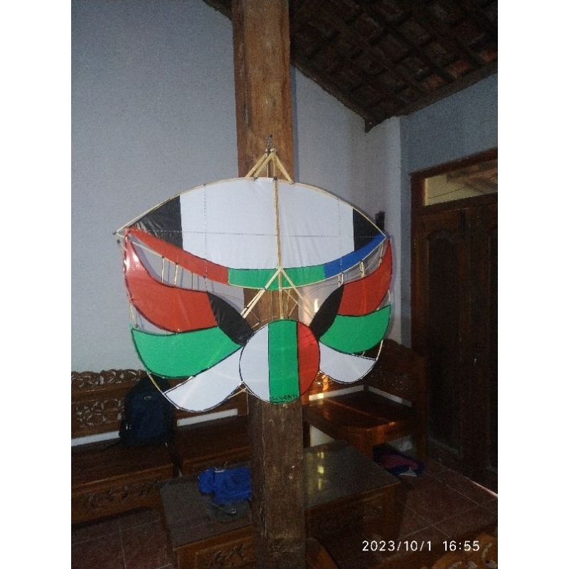 Jual Layangan Gapangan Pegon Ram Raman Motif Sudah Dirakit Dansampul