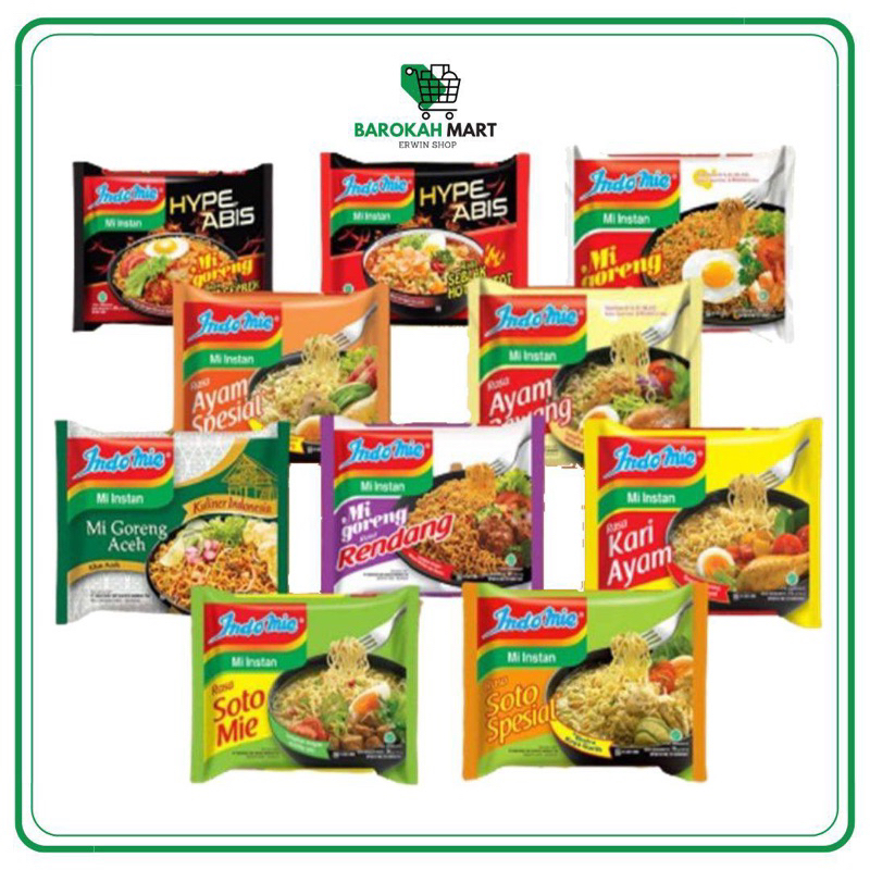 Jual Indomie Mie Instan All Variant Goreng Rebus Shopee Indonesia