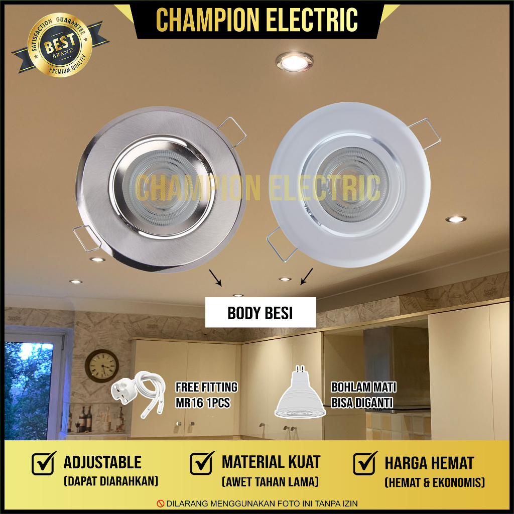 Jual Lampu Downlight Sorot LED Plafon 3W 5W 7W Bohlam Spotlight 3 5 7