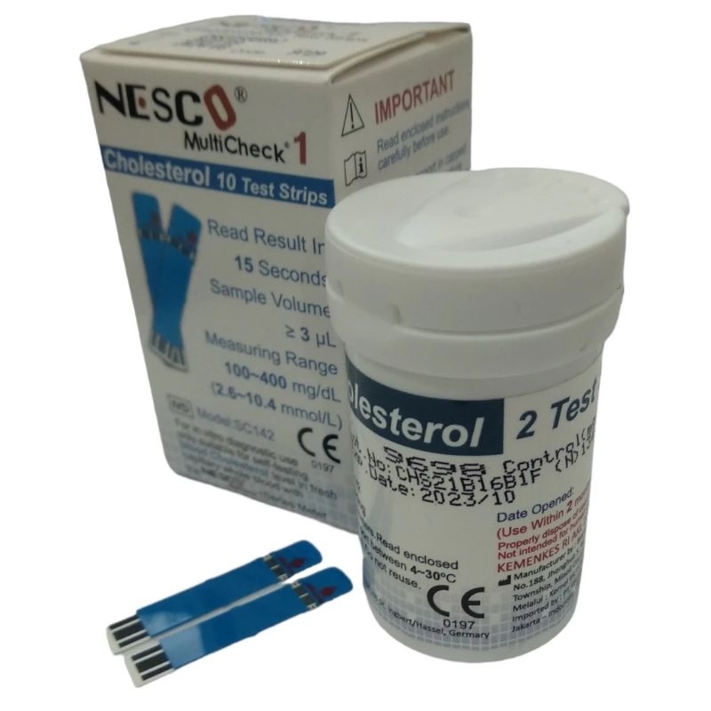 Jual Strip Cholesterol Kolesterol Nesco Reftill Cholesterol Nesco