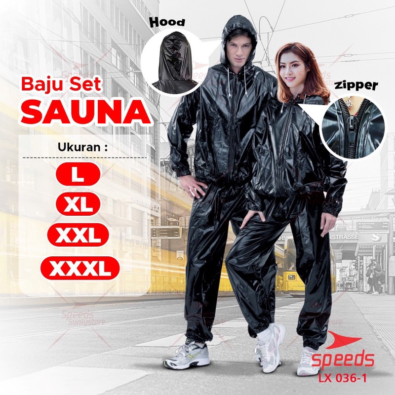 Jual Jaket Sauna Olahraga Speeds Jaket Olahraga Sauna Suit Jas Hujan