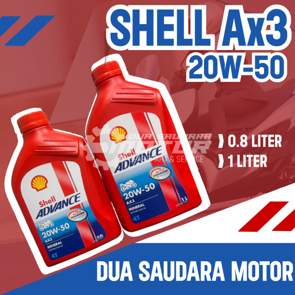 Jual Oli Mesin Shell Advance Ax W Mineral Shopee Indonesia