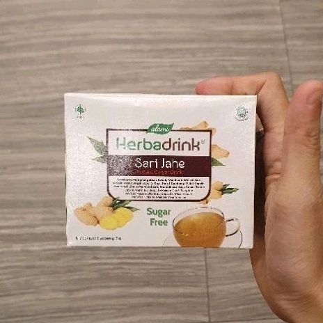 Jual Herba Drink Sugar Free Herbadrink Rasa Sari Jahe Isi Sachets