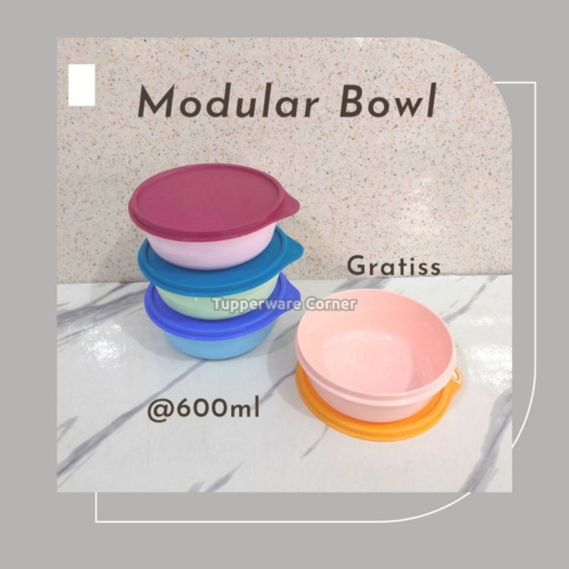 Jual TUPPERWARE Modular Bowl 600ml Shopee Indonesia