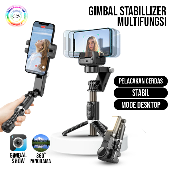 Jual CIJI CJPG Q18 Gimbal Stabilizer Handphone Auto Balance Selfie