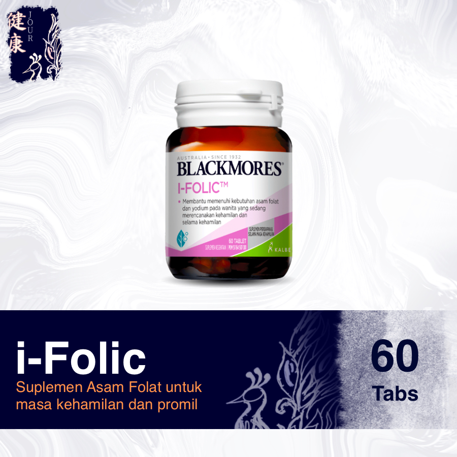 Jual Blackmores I Folic Isi Tablet Suplemen Kehamilan Asam Folat