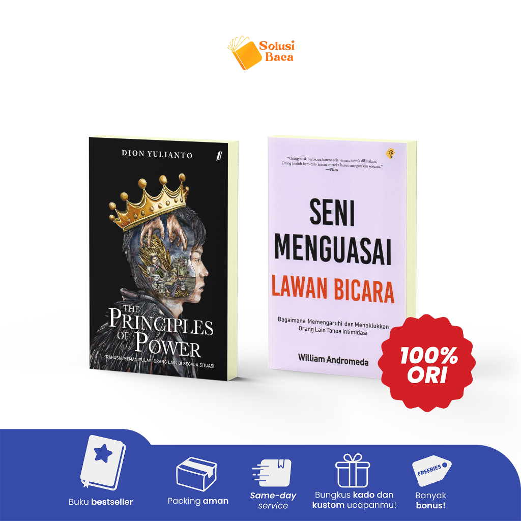 Jual Buku Paket Menaklukan Lawan Bicara Bonus Blocknote Buku