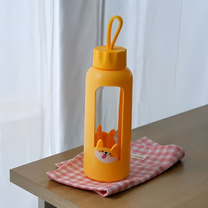 Jual Miniso Botol Minum Kaca Shiba Inu Ml Cute Pet Series Glass