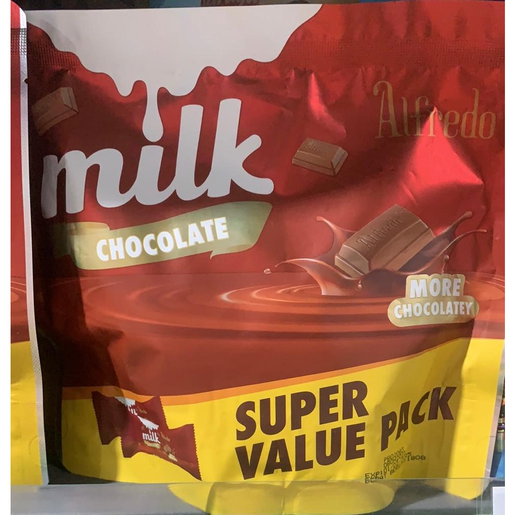 Jual ALFREDO MILK CHOCOLATE SUPER VALUE PACK 180GR Shopee Indonesia