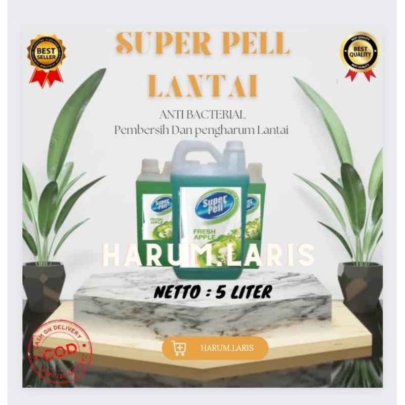 Jual Superpell Liter Pell Lantai Permbersih Lantai Fresh Apple