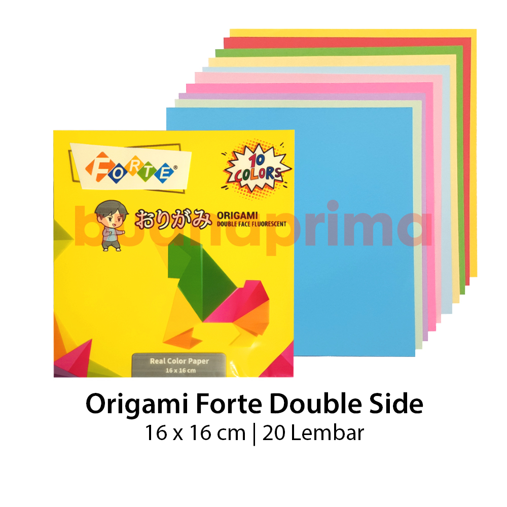 Jual Origami Double Side Forte X Cm Kertas Lipat Sisi Warna